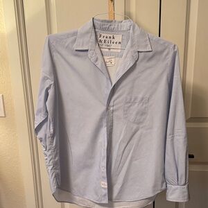 Frank & Eileen Light Blue Checkered Shirt